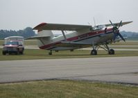  - A polish-built Antonov-2 that is based here...notice the size of the nearby Suburban. - by IndyPilot63