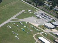  @ Griffing Sandusky Airport - Overflying the field during the fly-in. - by Bob Simmermon