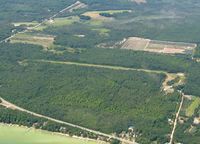  @ Pbeaaye Airport - The name of this field on the west side of Mullet Lake, MI is PBEAAYE.  Don't ask - I don't have a clue, but it's sure a pretty setting from 3500'. - by Bob Simmermon