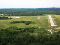  @ Cheboygan County Airport - Final for 27 at Cheboygan, MI - by Bob Simmermon