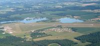  @ Lenawee County Airport - Looking SE from 3500' near Adrian, MI - by Bob Simmermon