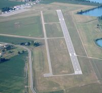  @ Lenawee County Airport - Taxiway diagram.  Adrian, MI from 3500' - by Bob Simmermon