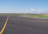  - View of taxi way...looking West - by Bluedharma