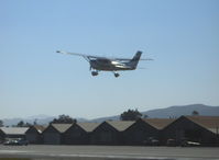  - A recent Cessna 172S SKYHAWK SP departs Rwy 22 into the sun - by Doug Robertson