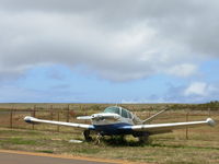  - A V-TAIL BEECH SITTING ON LNY TRANSIENT PARKING FOR A LONG LONG TIME - by COOL LAST SAMURAI