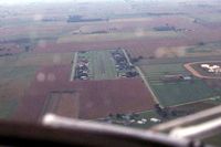  @ Casa De Aero Park Airport - Casa De Aero as seen from the cockpit of N404T, Beech 18 - by Glenn E. Chatfield
