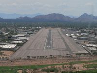  - On final for runway 21 - by John Meneely