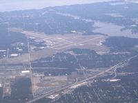  @ Muskegon County Airport - Looking west from 6500' - by Bob Simmermon