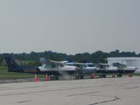  @ West Bend Municipal Airport - Trainer flight line at West Bend, WI - by Bob Simmermon