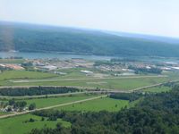  - Looking south, Ohio River and West Virginia beyond. - by Bob Simmermon