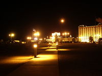  - A sidewalk from Jean Airport to the Gold Strike Hotel - by COOL LAST SAMURAI