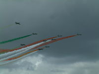  - Frecci Tricolori displaying at RIAT Fairford 2003. - by Steve Staunton