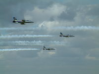  - Frecci Tricolori displaying at RIAT Fairford 2003. - by Steve Staunton