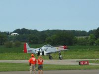  - N51VF (P51 Mustang) at Wings of Victory Airshow - Lansaster, OH - by Bob Simmermon