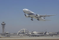  - El AL B777-258 Blasting off at LAX, California. - by Mike Khansa