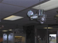  - Peggy's Airport Restaurant. Beer can biplane - by Doug Robertson