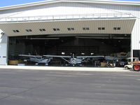  - One of Wipaire's many hangars at the South St. Paul Municipal Airport (Fleming Field). - by Mitch Sando