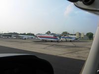  @ East Troy Municipal Airport - Derelicts on the ramp - by Bob Simmermon