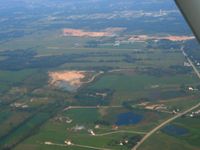  @ Fox River Airport - Looking east from 3500' - by Bob Simmermon