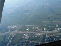  @ Fond Du Lac County Airport - Looking SW from 3500' - by Bob Simmermon