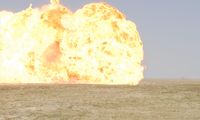  - Pyro Show and WWII Re-Enactment - National Radial Engine Exhibition - 2007 Akron Colorado - by John Little
