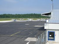  - Part of the FBO as seen from the balcony. Not only were the folks nice and friendly, I was given a tour of the FBO by an employee. There is even a reading library with lots of old flying magazines! - by IndyPilot63