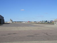  - The GA Ramp at MSP. How many Northwest Airliners can you spot? I found 4. - by Mitch Sando