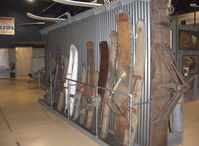  - Aircraft Skis in Ski Alley of Alaska Aviation Heritage Museum - by Doug Robertson