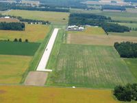  - Looking up runway 36 at Upper Sandusky - by Bob Simmermon