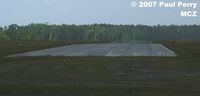  @ Martin County Airport - Optical illusion looking down Runway Three - by Paul Perry