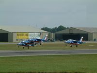  - Patrouille de France displaying at RIAT Fairford 2004 - by Steve Staunton