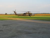 @ Elliotts Landing Airport - Who says Elliott's Landing only gets used by farmers?  Ohio National Guard UH-60 - by Bob Simmermon
