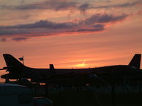  - Royal International Air Tattoo 2004 - Sunset over the static park - by Steve Staunton