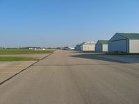  - Ramp and hangers on a fall Saturday morning. - by Bob Simmermon