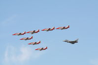  - Patrulla Aguila with Spanish Eurofighter at Royal International Air Tattoo 2006 - by Steve Staunton