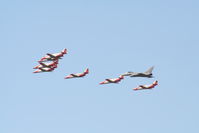  - Patrulla Aguila with Spanish Eurofighter at Royal International Air Tattoo 2006 - by Steve Staunton