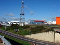  - Passenger terminal to the right , Gulfstream Executive ramp to the left - by Terry Fletcher