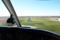  @ Morris Municipal - James R. Washburn Field Airport - Final Runway 18 Morris - by William Hamrick