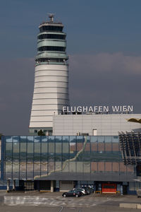  @ Vienna International Airport - Terminal and Tower - by Yakfreak - VAP