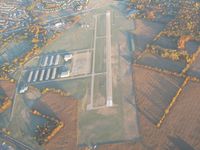  @ Indianapolis Metropolitan Airport - From 4500' on a frosty fall morning - by Bob Simmermon