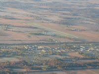  @ Hendricks County-gordon Graham Fld Airport - From 4500' on a frosty fall morning - by Bob Simmermon