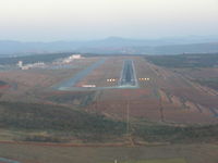  @ Tancredo Neves International Airport - Short final to Belo Horizonte (CNF) from the front office of B767-300ER reg N279AN. - by John J. Boling
