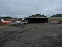  @ Bodmin Airfield Airport - Apron outside the main hangar - by Terry Fletcher
