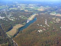  @ Crystal Lake Airport - From 3500' on a nice fall day. - by Bob Simmermon