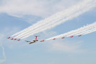  - Red Arrows and VC10 XV104 at Royal International Air Tattoo 2006 - by Steve Staunton