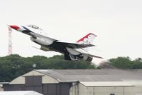  - Thunderbirds practice at Royal International Air Tattoo 2007 - by Steve Staunton