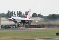  - Thunderbirds practice at Royal International Air Tattoo 2007 - by Steve Staunton