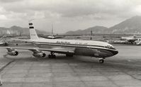  - United Arab Airlines(Egyptian Airlines)B707 arriving in HKG Kai Tak - by metricbolt