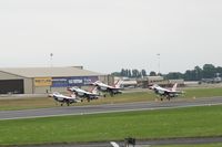  - Thunderbirds display at Royal International Air Tattoo 2007 - by Steve Staunton