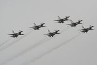  - Thunderbirds display at Royal International Air Tattoo 2007 - by Steve Staunton